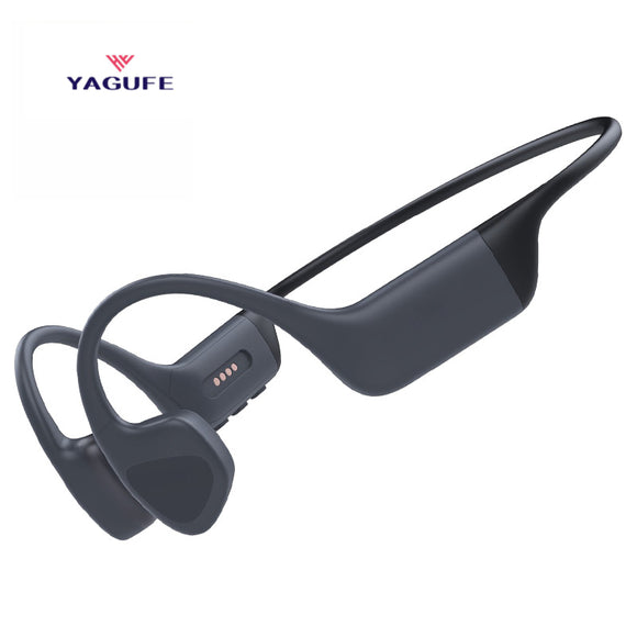 YAGUFE Bone Conduction Headphones x16 Liquid Rubber Coated Open Ear Bluetooth Headphones 32g Memory Long Battery Life Swimming Headphones