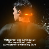 YAGUFE Cross-Border Private Model X500 LED Night Light Headphones with Bone Conduction, Built-in 32GB, Long Battery Life, Swimming Sports Headphones