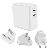 YAGUFE New High-Power 100W European Standard Fast Charge for Samsung Mobile Phone Apple 16 Charger Notebook Double C Port