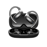 YAGUFE Open Ear Clip Wireless Earbuds Q65 Bluetooth 5.3, Sports Earphones Built-in Microphone with Earhooks & Ear Hook, Wireless Charging Case & Display, Waterproof Fitness Headphones for Running