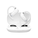 YAGUFE Open Ear Clip Wireless Earbuds Q65 Bluetooth 5.3, Sports Earphones Built-in Microphone with Earhooks & Ear Hook, Wireless Charging Case & Display, Waterproof Fitness Headphones for Running