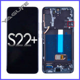 Conjunto de digitalizador de pantalla OLED YAGUFE con marco para Samsung Galaxy S22 Plus 5G S906 (para versión europea) (reacondicionado) - Negro fantasma 