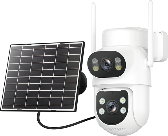 YAGUFE 4K LTE Cellular Security Camera Wireless Outdoor, No WiFi, 4G LTE, Solar Powered, Color Night Vision, Local/Cloud Storage, Go PT Ultra+SP, Updated Version LQ82D202A