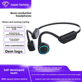 YAGUFE Cross-Border Black Technology New Swimming Sports Night Running 8-Level Waterproof 32G Memory True Bone Conduction Bluetooth Earphones