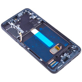 Conjunto de digitalizador de pantalla OLED YAGUFE con marco para Samsung Galaxy S22 Plus 5G S906 (para versión europea) (reacondicionado) - Negro fantasma 