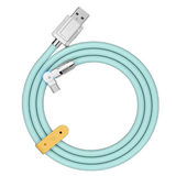 Nueva aleación de zinc 120W silicona rápida USB a Micro USB 1 cable de carga Múltiples 6a Cable de carga rápida Usb a Micro USB 