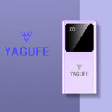 Carga rápida 66w Power Bank 20000mAh Cargador portátil con 4 cables incorporados con pantalla LED Linterna Cargador de teléfono Power Bank Batería 