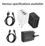 YAGUFE Cross-Border Hot Sale Pd40w European Standard Samsung Charger 2c2a Fast Charge for Apple 15 Samsung Mobile Phone CE Certification