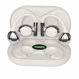 YAGUFE Open Ear Clip Wireless Earbuds Y880 Bluetooth 5.3, Sports Earphones Built-in Microp0hone with Earhooks & Ear Hook, Wireless Charging Case & Display, Waterproof Fitness Headphones for Running