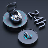 Auriculares inalámbricos Bluetooth 5H tiempo de reproducción Control táctil resistente al agua con micrófono auriculares intrauditivos graves profundos auriculares con micrófono incorporado 