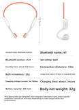 YAGUFE Cross-border X7s Bone Conduction Headphones Long Wear Comfort Open-ear Sports Headphones Built-in 32G Bluetooth Swimming Headphones
