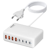 YAGUFE GaN 200W European Standard Multi-Port Charger Suitable for Computer Apple 16 Charger Samsung Charger CE Certification