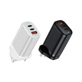 YAGUFE Gallium Nitride 65W UK Standard Charger Multi-Port Fast Charging Suitable for Samsung Apple Tablets Laptops Manufacturer Wholesale