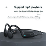 YAGUFE exclusive for Cross-Border Chinese and English Version X6 Swimming Headset Support MP3 with 32G Memory Real Bone Conduction Bluetooth Headset