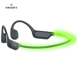 YAGUFE Cross-Border Private Model X500 LED Night Light Headphones with Bone Conduction, Built-in 32GB, Long Battery Life, Swimming Sports Headphones