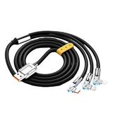 Newly zinc alloy 120W silicone fast  Interface Type-c to Lightning 1 charging cable Multiple 6a Fast Charging  Interface Type-c to Lightning