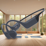 YAGUFE Bone Conduction Headphones x16 Liquid Rubber Coated Open Ear Bluetooth Headphones 32g Memory Long Battery Life Swimming Headphones