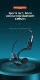 YAGUFE exclusive for Cross-Border Chinese and English Version X6 Swimming Headset Support MP3 with 32G Memory Real Bone Conduction Bluetooth Headset