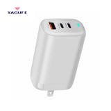 YAGUFE Gallium Nitride 65W UK Standard Charger Multi-Port Fast Charging Suitable for Samsung Apple Tablets Laptops Manufacturer Wholesale