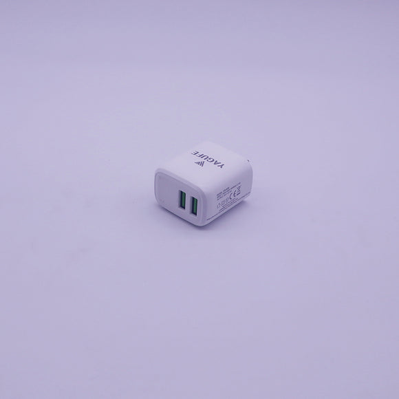 YAGUFE 12 W puissance réelle double sortie chargeur super rapide FB-628 pour téléphones mobiles disponible selon les normes américaines, britanniques et européennes 