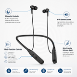 YAGUFE Long Battery Life Neckband Earbuds;Sweat-proof Sports Earphones;Noise Reduction Neckband Headset YGF-E9