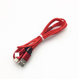 Metal Nylon Braided 3-in-1 Data Cable Android Type-C 3-in-1 USB Fast Charging Quick Gift Charging Cable