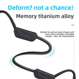 YAGUFE Cross-Border Black Technology New Swimming Sports Night Running 8-Level Waterproof 32G Memory True Bone Conduction Bluetooth Earphones