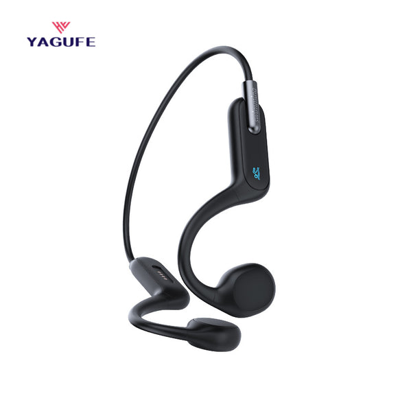YAGUFE exclusive for Cross-Border Chinese and English Version X6 Swimming Headset Support MP3 with 32G Memory Real Bone Conduction Bluetooth Headset