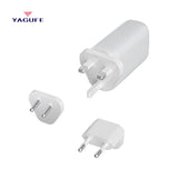 YAGUFE Gallium Nitride 65W UK Standard Charger Multi-Port Fast Charging Suitable for Samsung Apple Tablets Laptops Manufacturer Wholesale