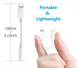 Lightning to 3.5 mm Headphone Jack Adapter iPhone 3.5mm Jack Aux Dongle Cable Converter Compatible with iPhone 12 11 11 Pro XR XS X 8 7 iPad iPod Support All iOS System