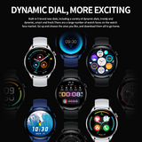 Reloj inteligente HW66 para hombres y mujeres, pantalla de seguimiento de actividad física, reloj inteligente, monitor de frecuencia cardíaca, podómetro, monitor de sueño, rastreador de actividad para iPhone Android 