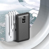 Cargador portátil Power Bank 10000mAh Pantalla LED Batería externa de alta velocidad 4 puertos para teléfonos inteligentes, teléfonos Android, iPhone, tabletas 