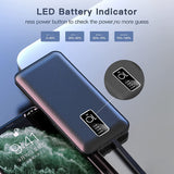 Cargador portátil Power Bank 10000mAh Pantalla LED Batería externa de alta velocidad 4 puertos para teléfonos inteligentes, teléfonos Android, iPhone, tabletas 