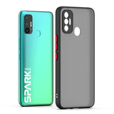 Funda móvil para Tecno Spark 7 Pro Smoke Matte Case P Marco de color de piel de bebé antiarañazos Funda para teléfono móvil para Tecno Spark 6 GO Air 5 4 